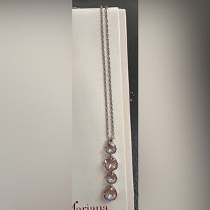 Mariana Silver and Pink Necklace